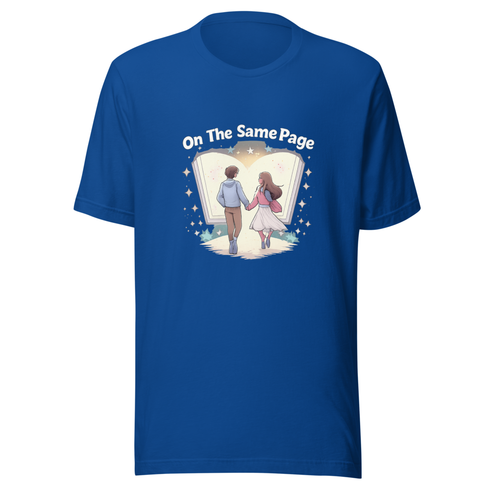 Same Page RomCom Married Couple T-Shirt - Image 8