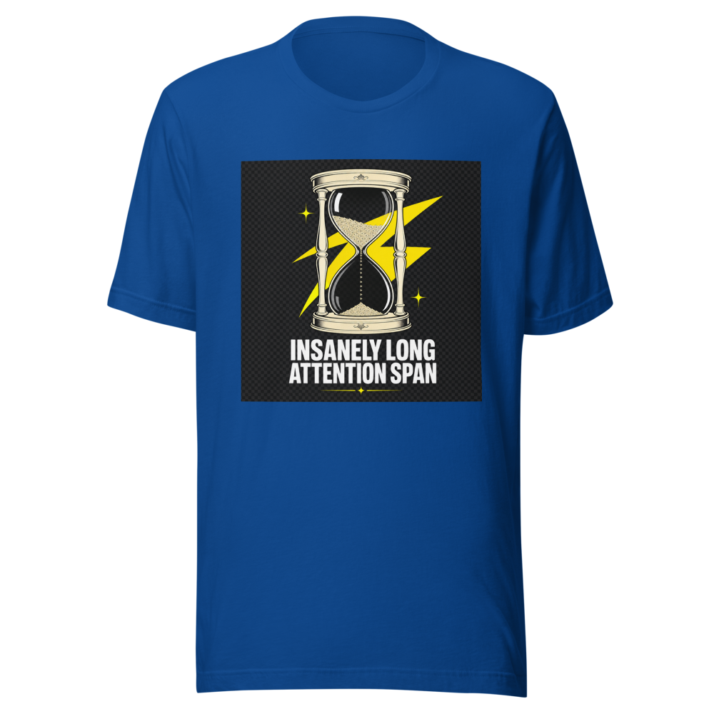 Long Attention Span TikTok Reels Meme Shirt - Image 8