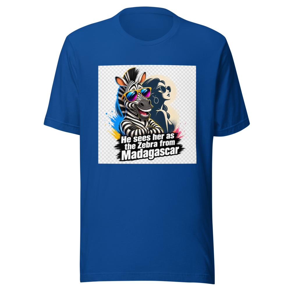 Rihanna Zebra Madagascar Meme T-Shirt - Image 8