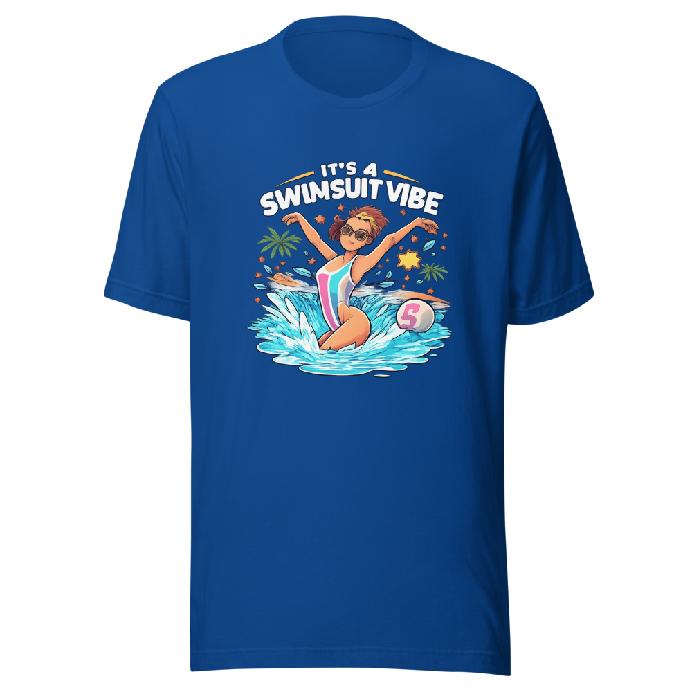 Stop Watching Porn Swimsuit Vibe Tee - Image 8