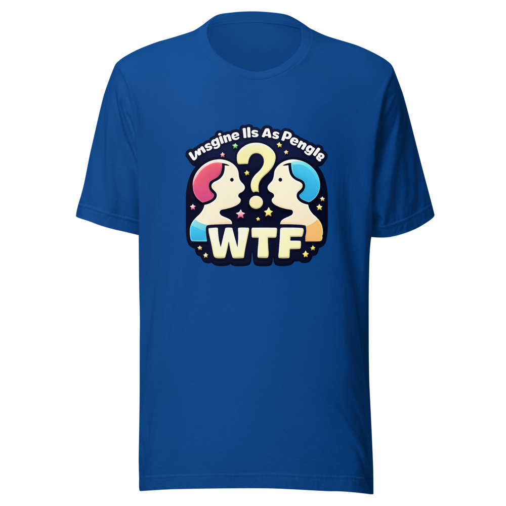Imagine Us As People WTF Unisex T-Shirt - Image 8