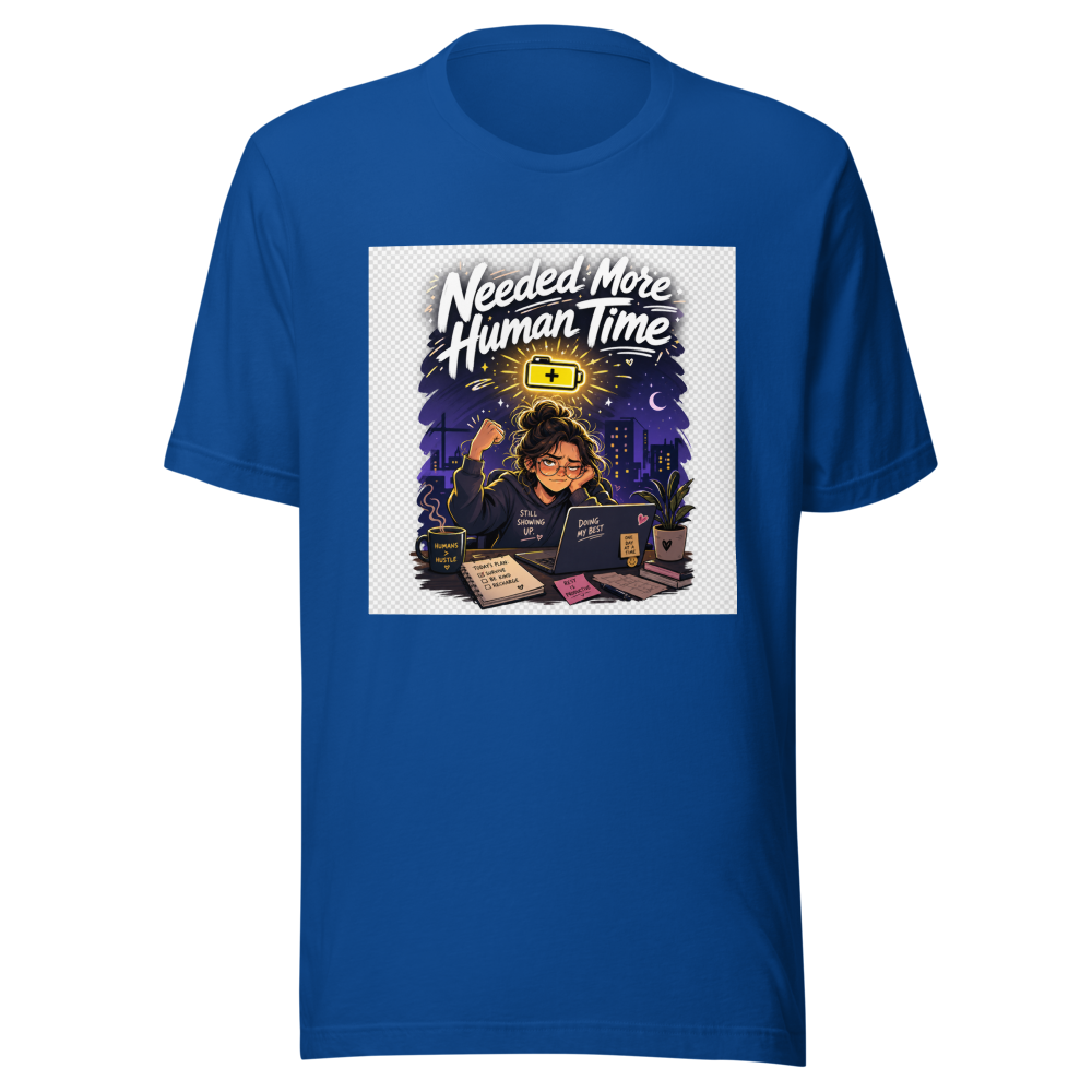 Human After Work Funny Quote T-Shirt - Image 8