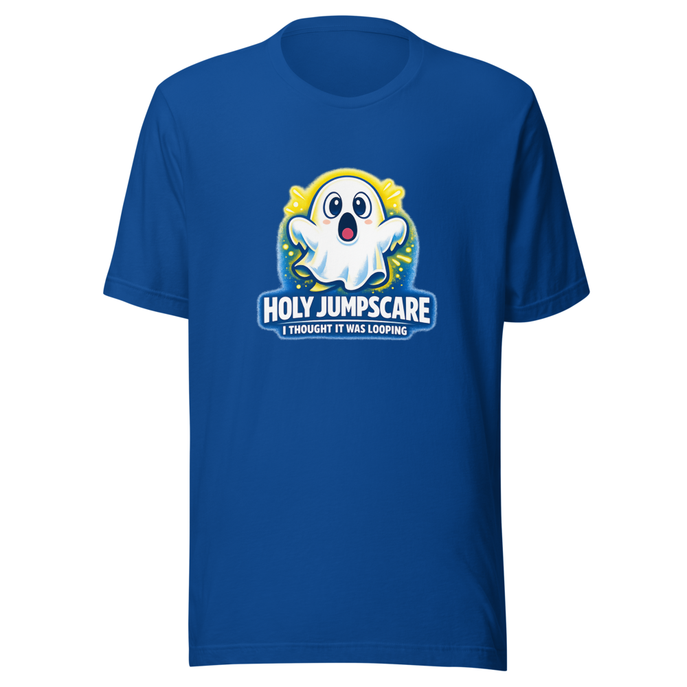 Holy Jumpscare Thought It Was Looping Tee - Image 8