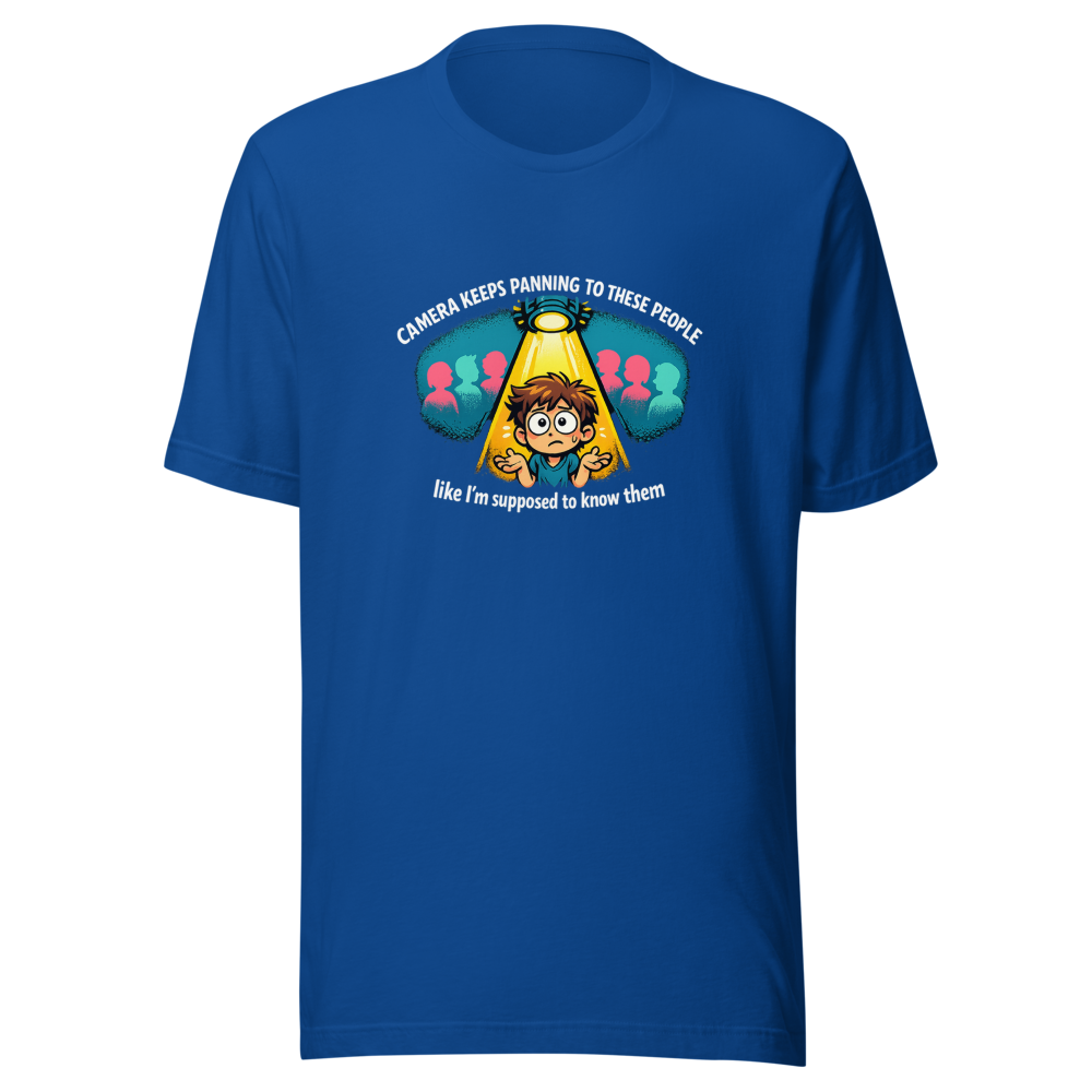Camera Panning People Meme T-Shirt - Image 8