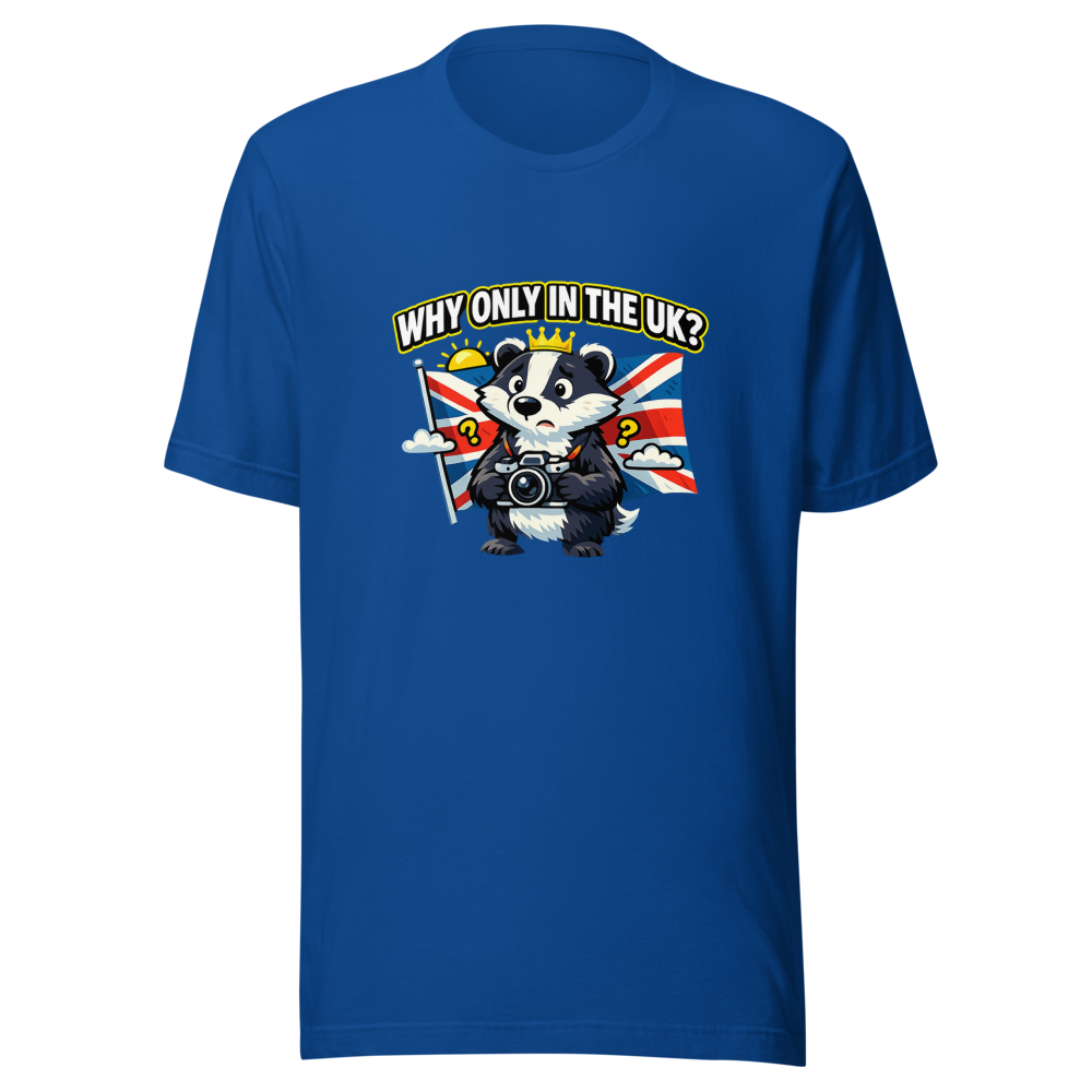 UK Photo Mystery Funny British Meme T-Shirt - Image 8