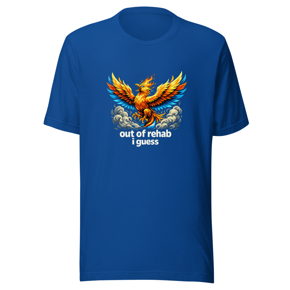 Out Of Rehab Guess I'm Back Viral Meme T-Shirt - Image 8