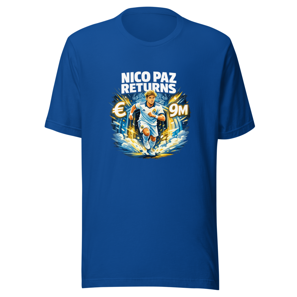 Nico Paz Returns: Real Madrid's Masterclass Tee - Image 8