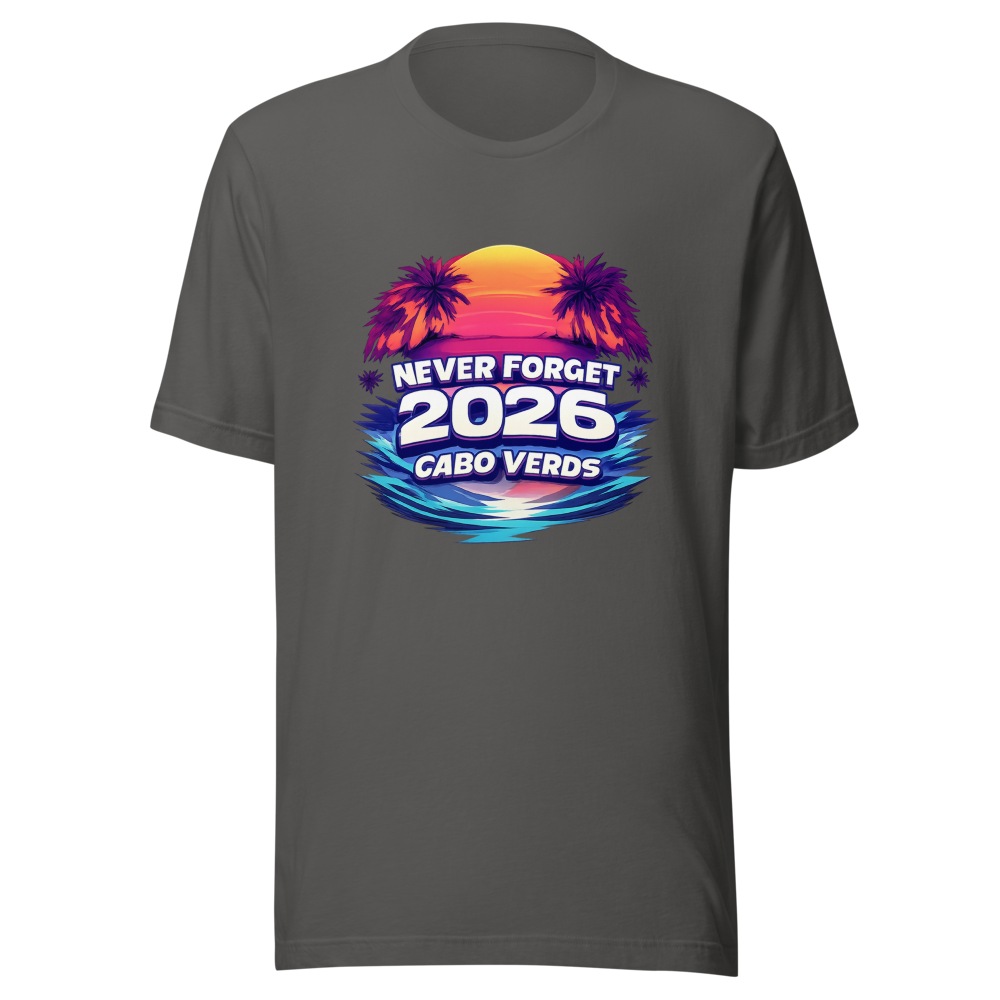 Never Forget 2026 Cabo Verde Retro Vibes Tee - Image 11