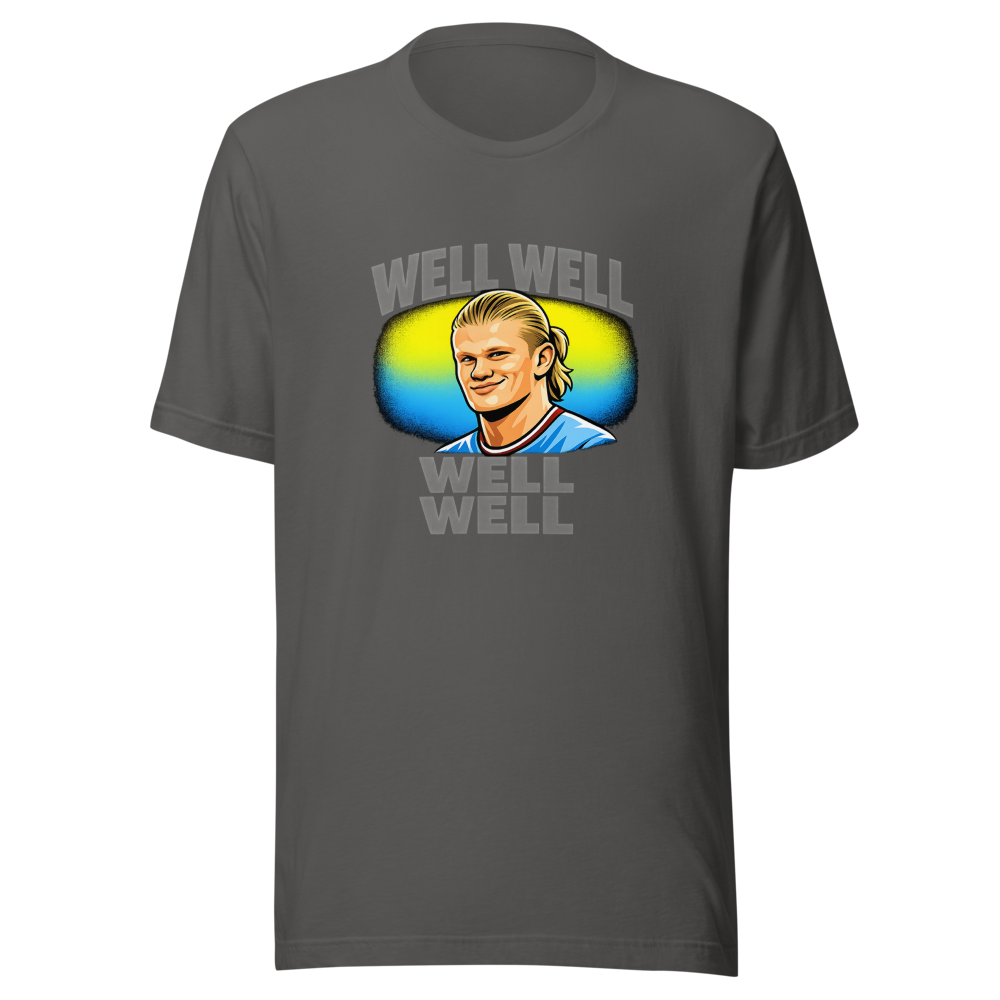 Well Well Well Haaland Meme T-Shirt - Image 11