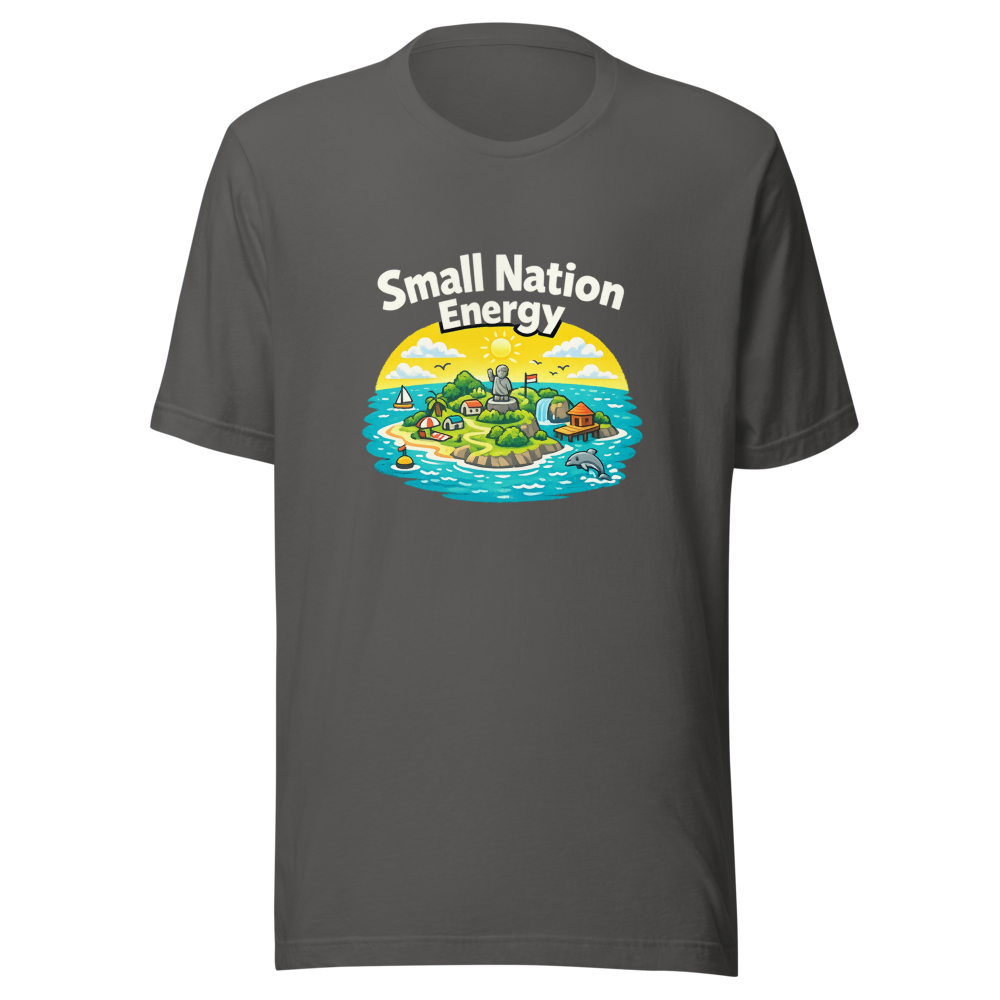 Small Nation Energy Tee - Funny Viral Quote Shirt - Image 11