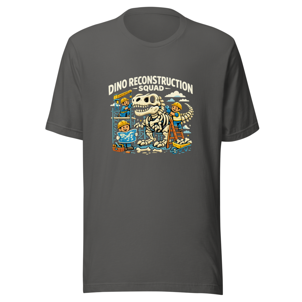 Dino Reconstruction Squad Retro T-Shirt - Image 11