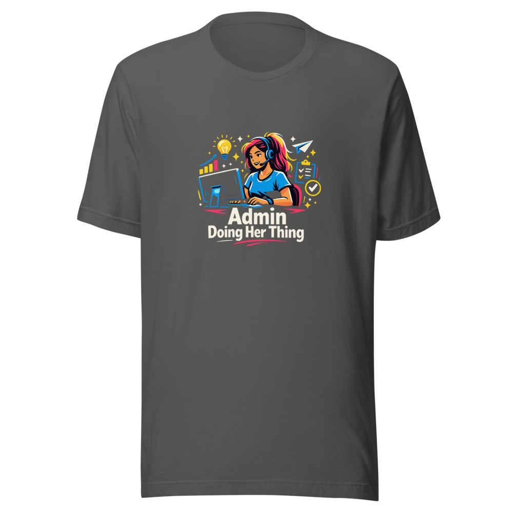 Admin Doing Her Thing Viral Meme T-Shirt - Image 11