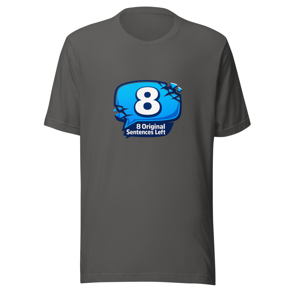 8 Original Sentences Left T-Shirt - Image 11
