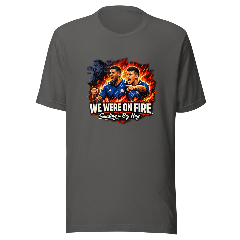 Romero's Fiery Reply to Gary Neville Tee - Image 11