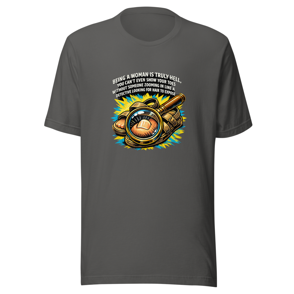 Womanhood Is Hell Toe Zoom Shirt - Image 11