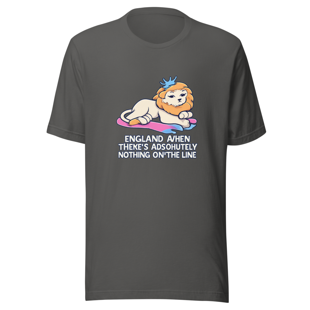 England When Nothing's On The Line Meme Tee - Image 11