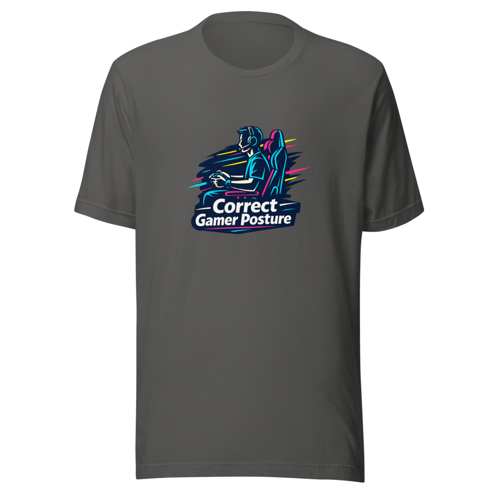Gamer Posture Pro T-Shirt - Level Up Your Setup - Image 10