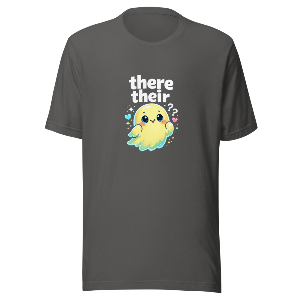 There Their Pronoun Humor Tee - Image 11
