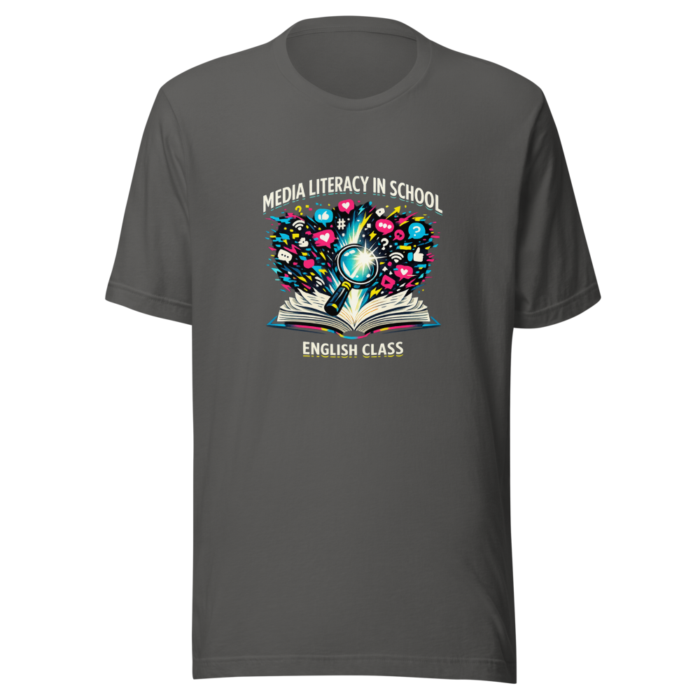 Media Literacy in Schools English Class Tee - Image 11