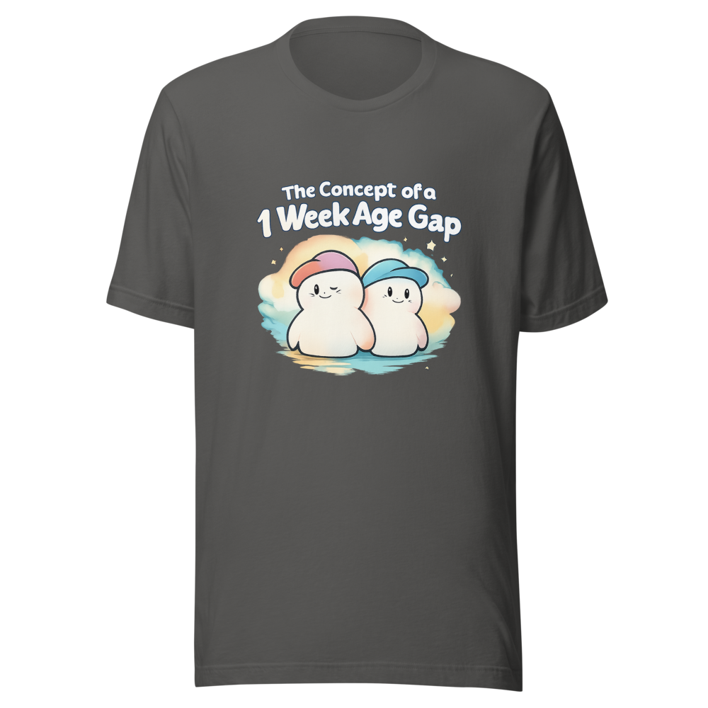 1 Week Age Gap Viral Tweet T-Shirt - Image 10