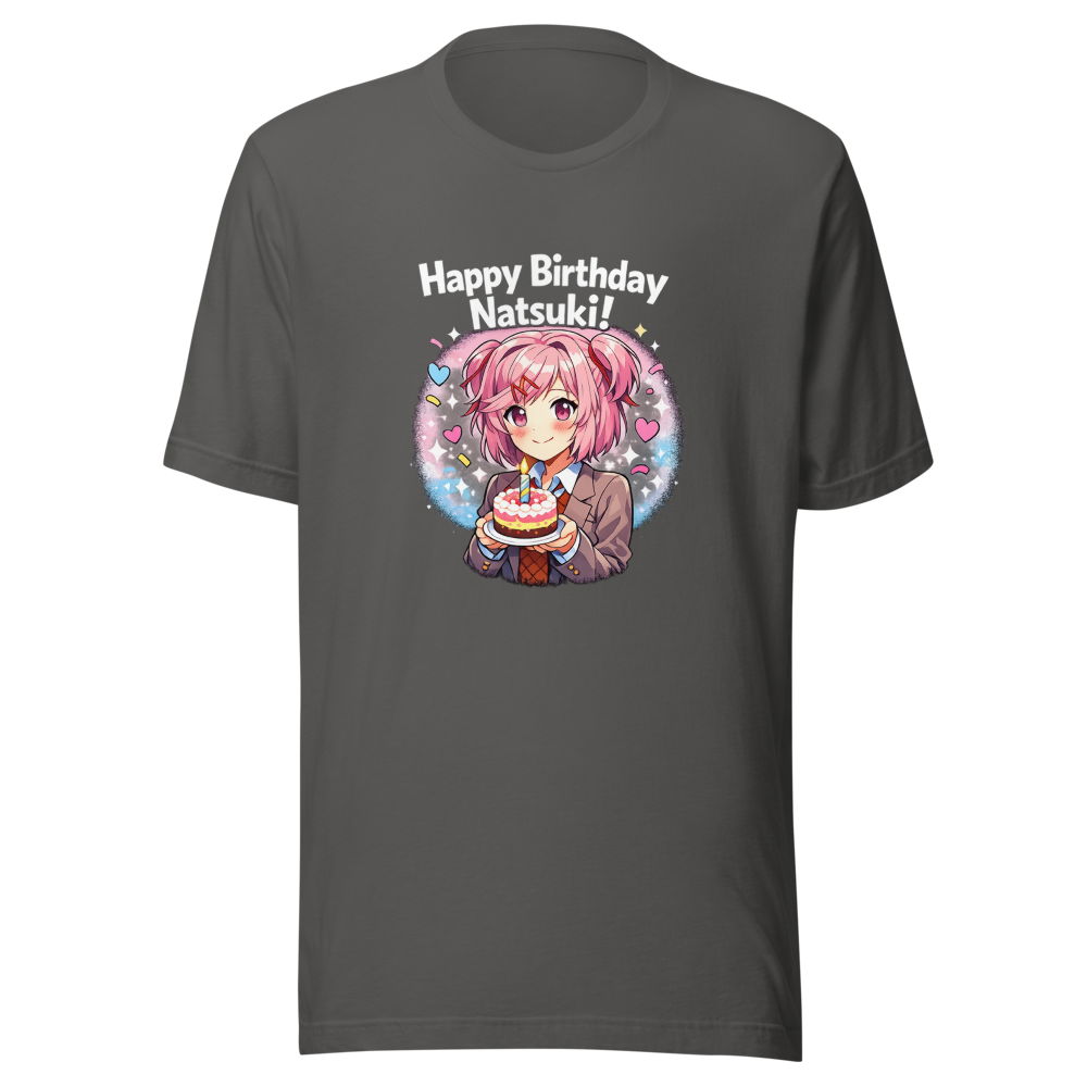 Happy Birthday Natsuki DDLC T-Shirt - Image 11