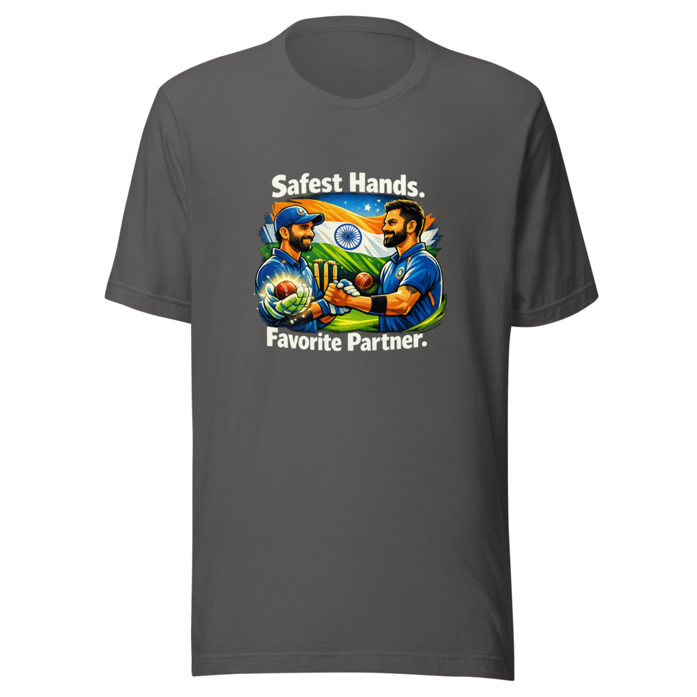 Rahane's Legacy: Safest Hands & Best Batting Partner Tee - Image 11