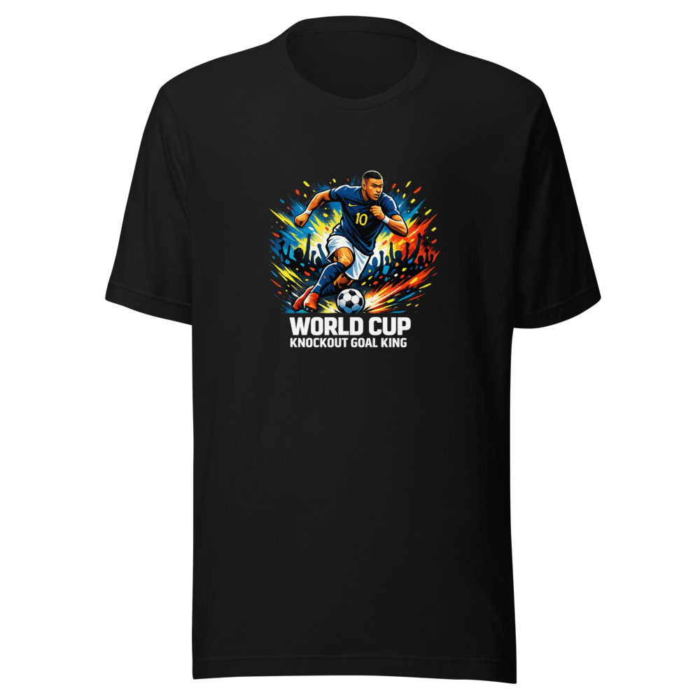 Mbappé: World Cup Knockout Goal King Tee - Image 2