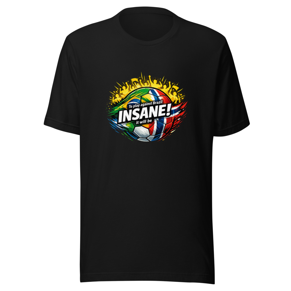 Haaland's Brazil Match "Insane" Soccer Tee - Image 2