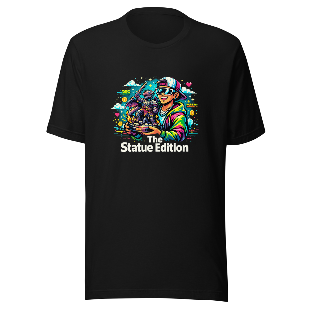 Retro Gamer Statue Edition Premium Tee - Image 2