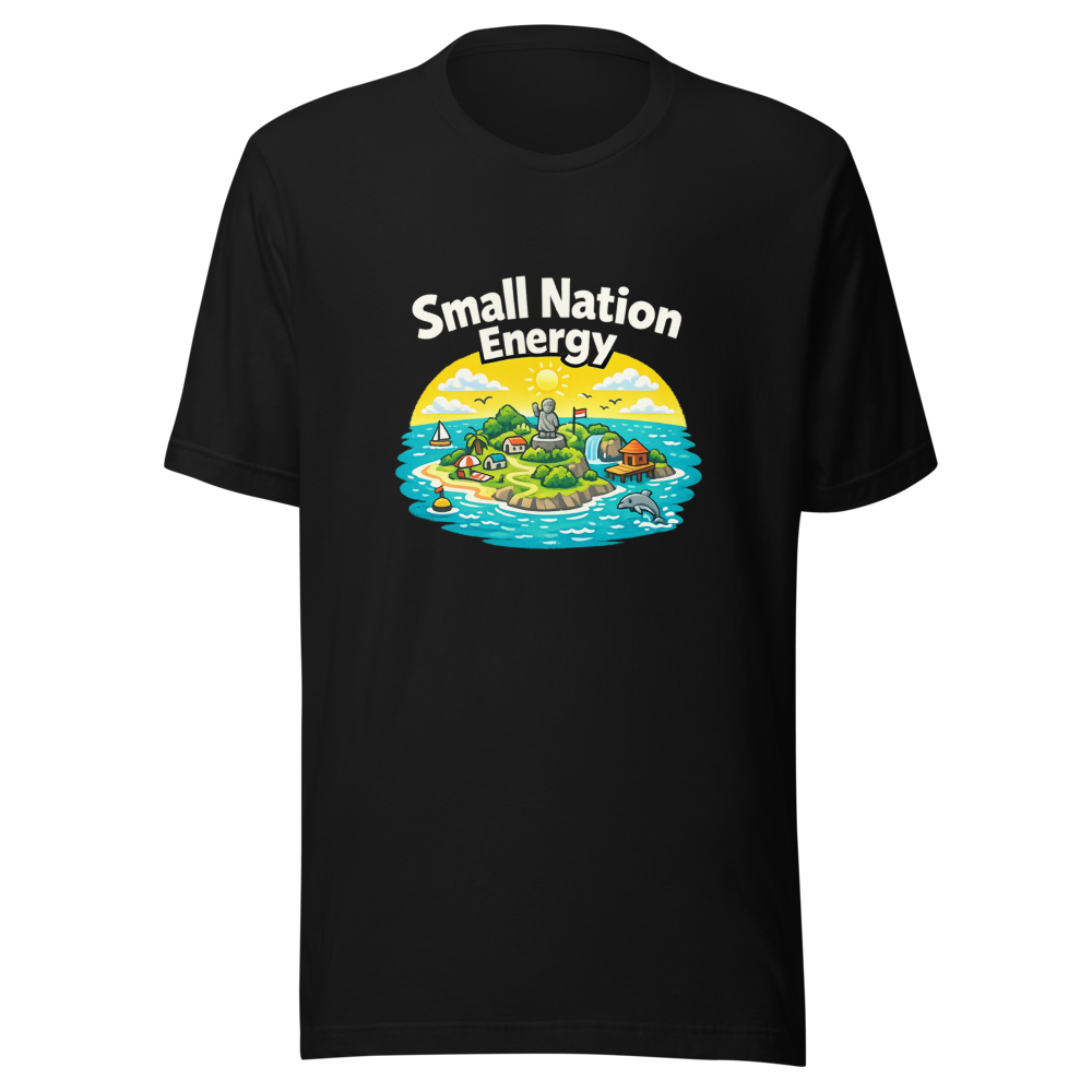 Small Nation Energy Tee - Funny Viral Quote Shirt - Image 2