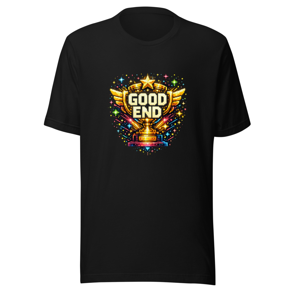 Good End Retro Gaming Achievement Tee - Image 2