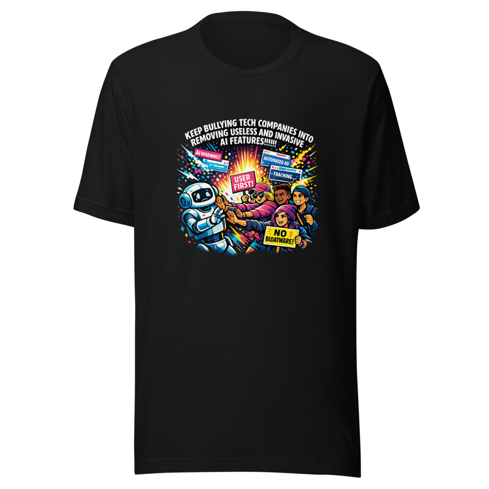 Rally Against Useless AI Features Tee - Image 2