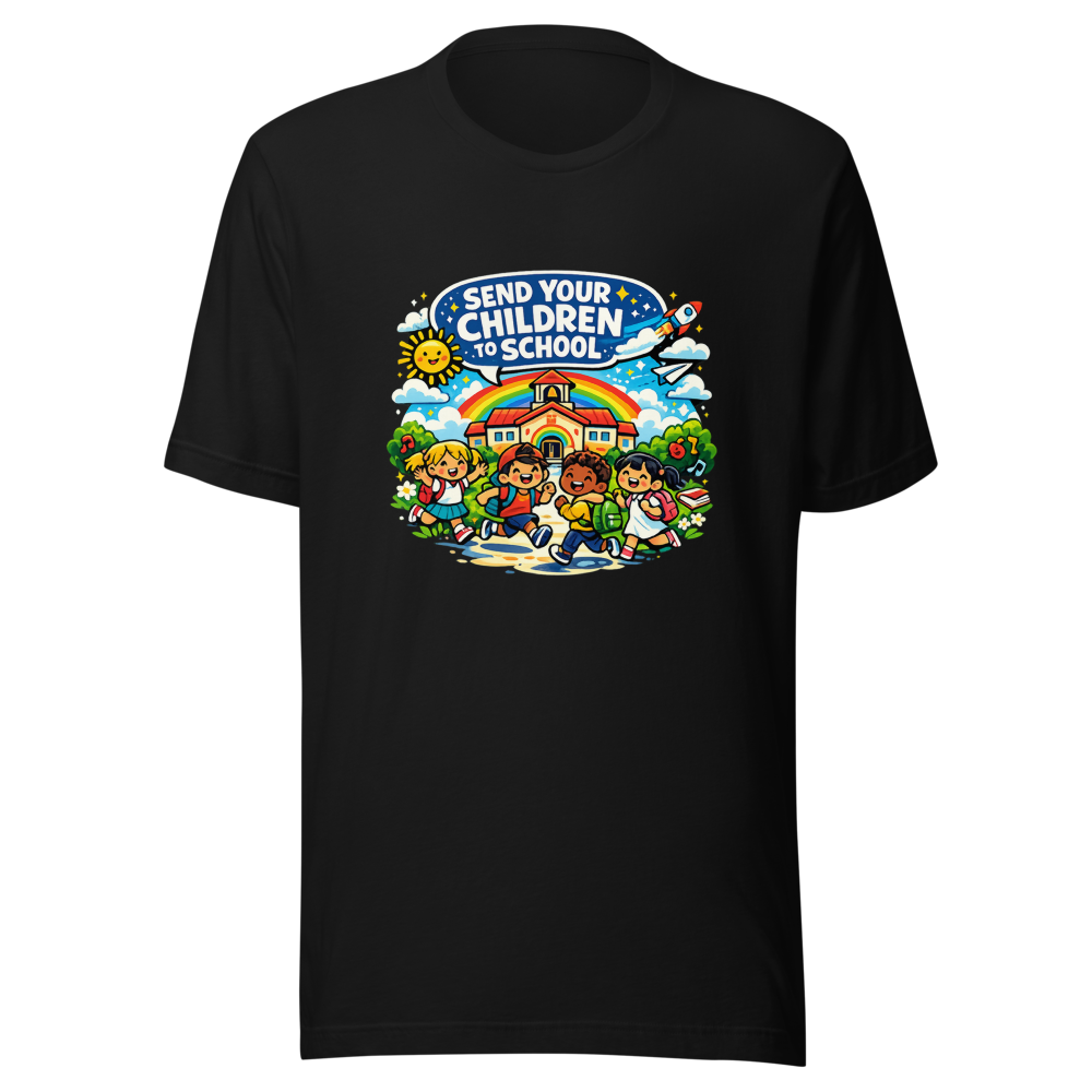 Send Your Kids to School Tee - Homeschool Humor - Image 2
