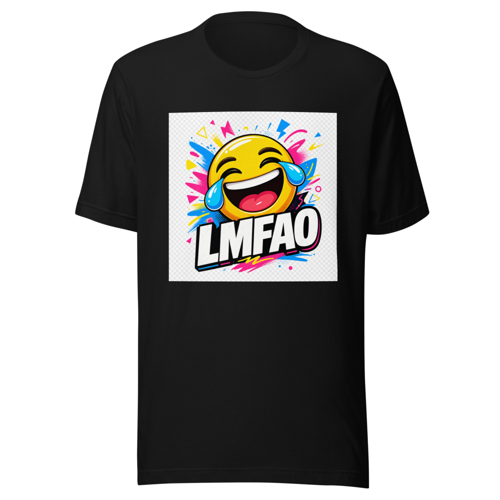 Tofuriin Laughing Out Loud Meme T-Shirt - Image 2