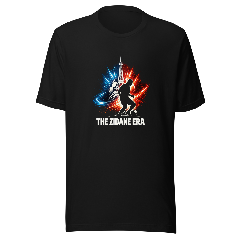 Zidane Era Begins France Football T-Shirt - Image 2