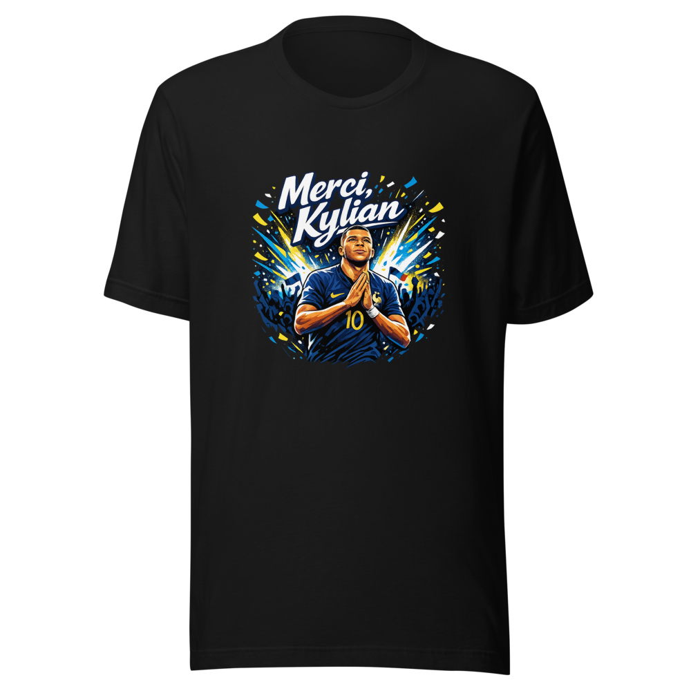 Mbappé's Heartfelt Moment: France's Hero Tee - Image 2