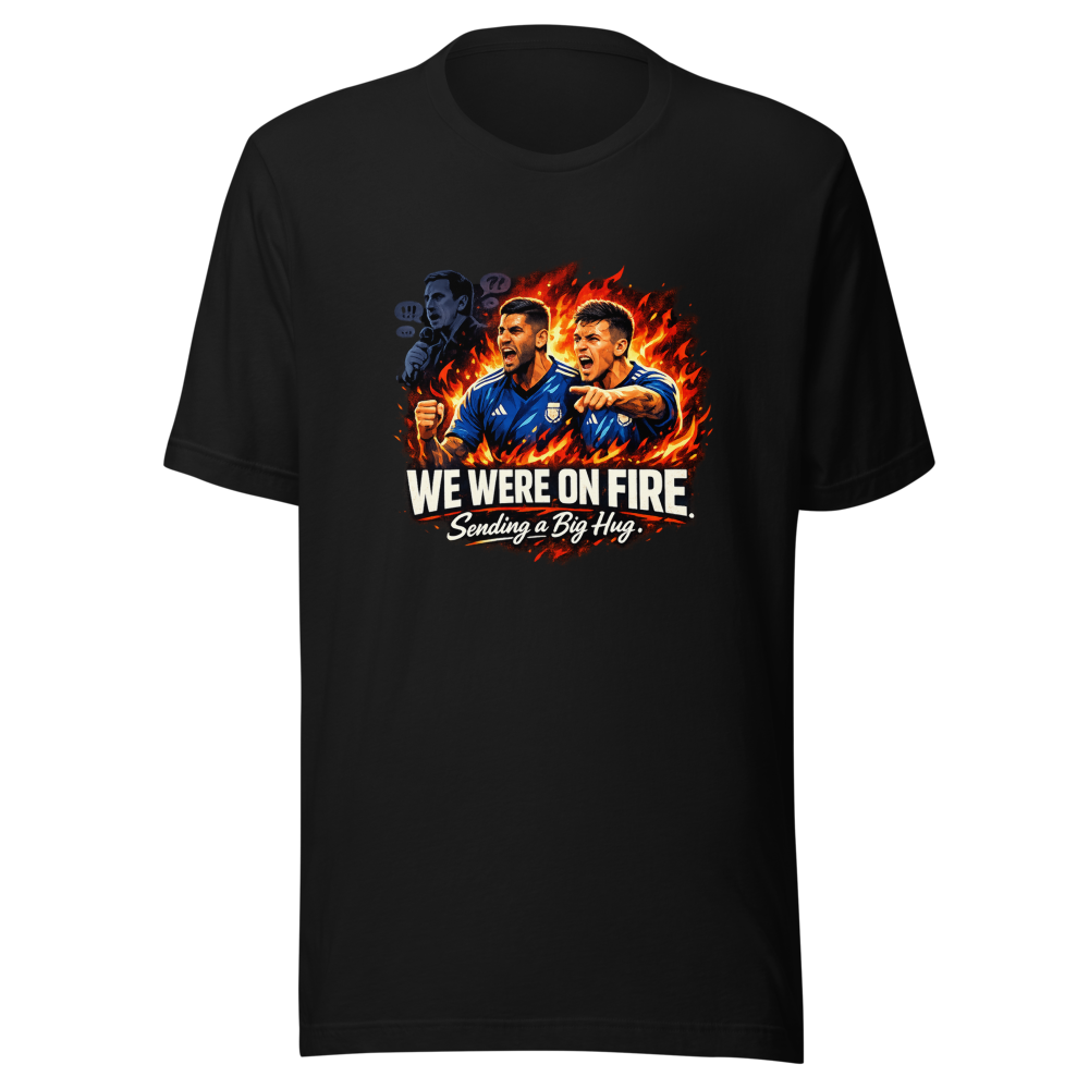 Romero's Fiery Reply to Gary Neville Tee - Image 2