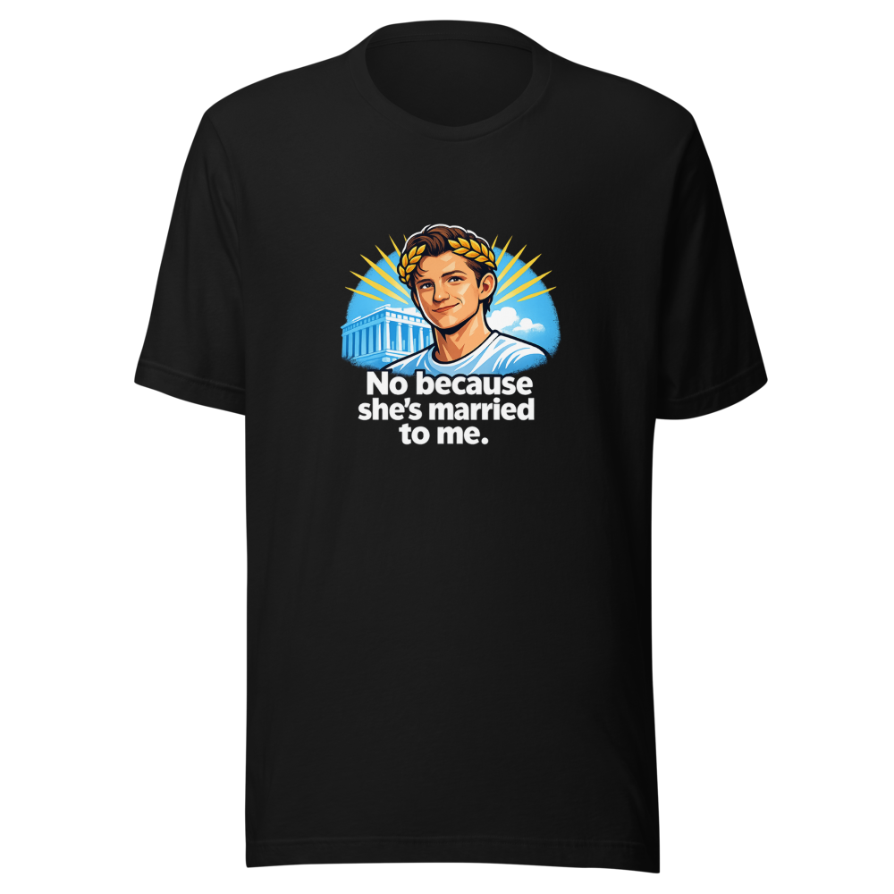 Tom Holland Athena Married Me T-Shirt - Image 2