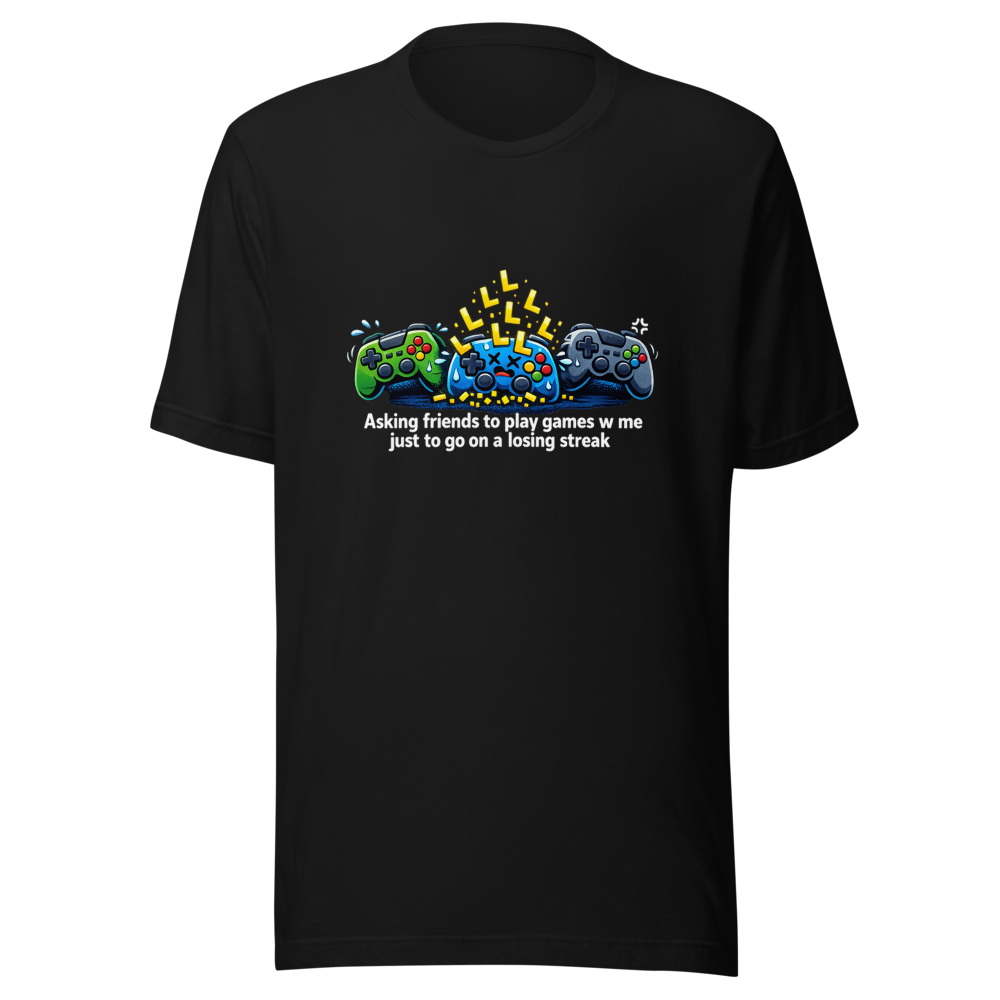 Losing Streak Gaming Buddy T-Shirt - Image 2