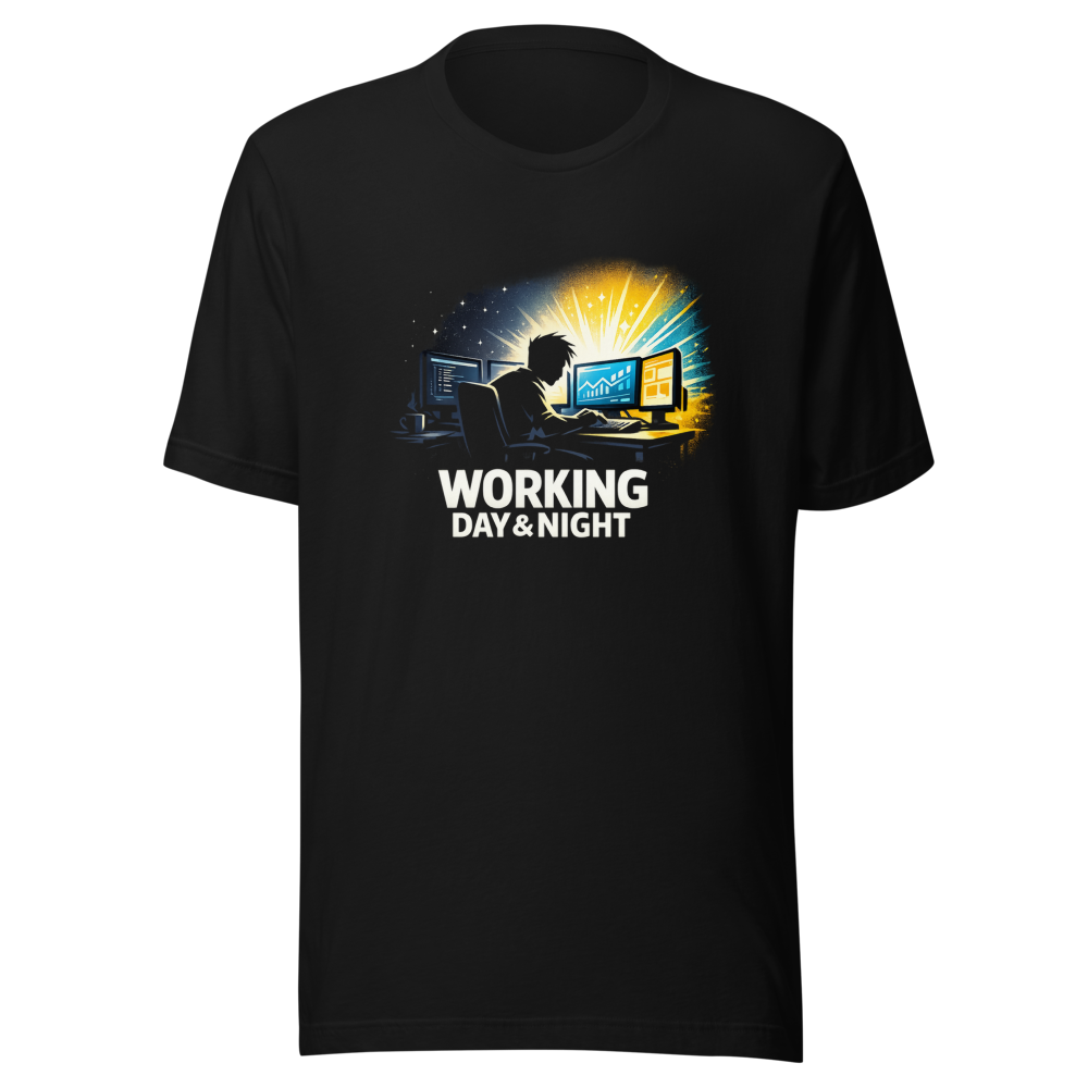 Bro Working Day & Night Twilight Tee - Image 2