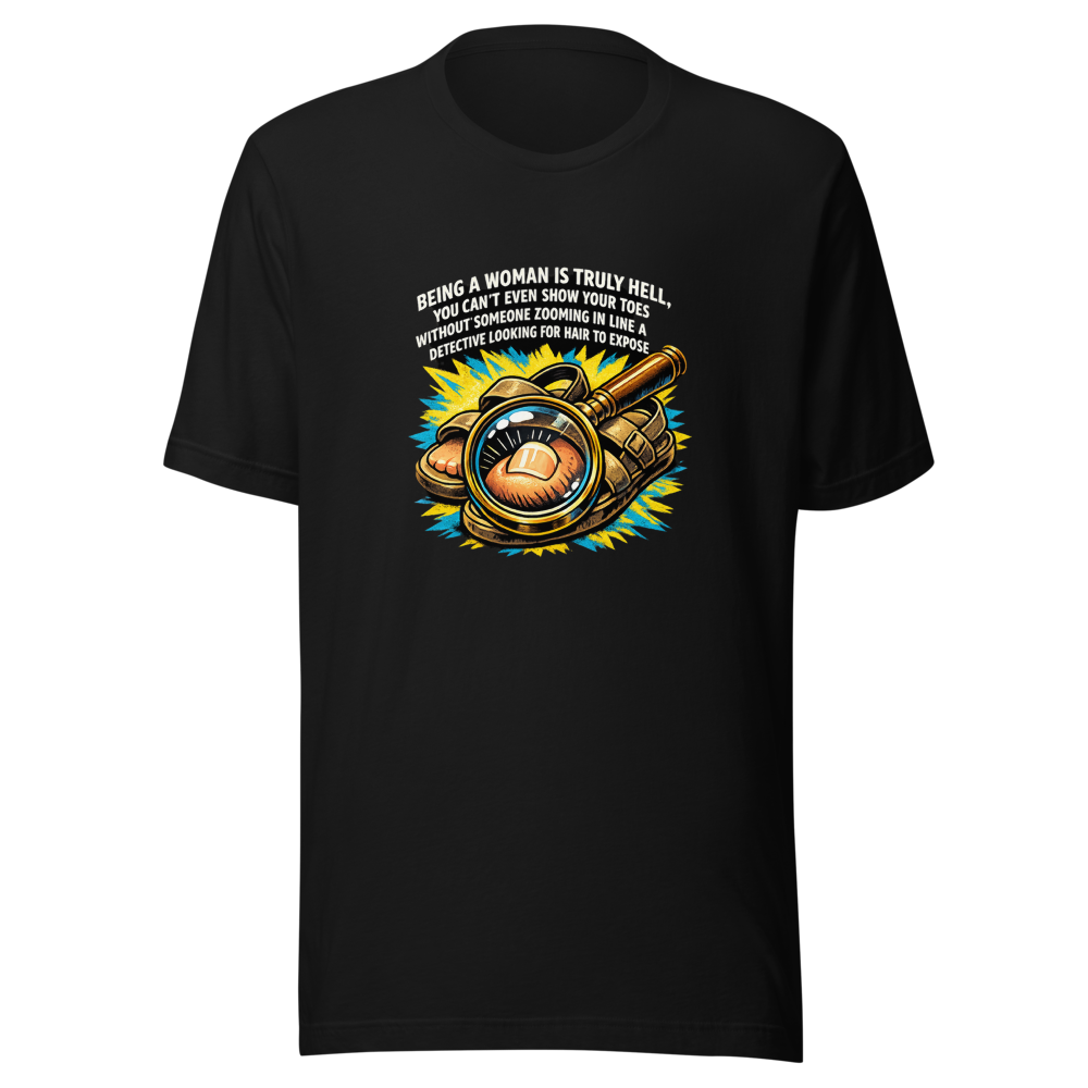 Womanhood Is Hell Toe Zoom Shirt - Image 2