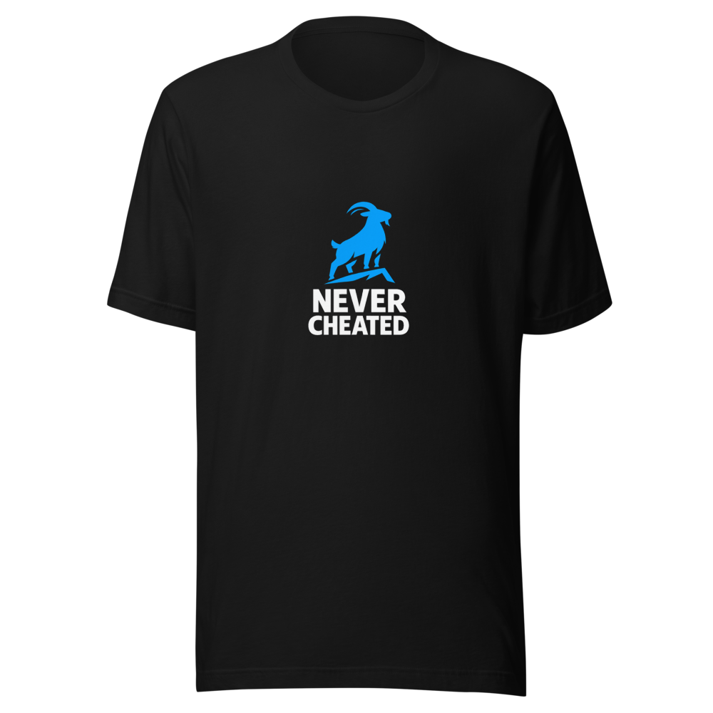 Never Cheated GOAT T-Shirt: Won & Lost - Image 2