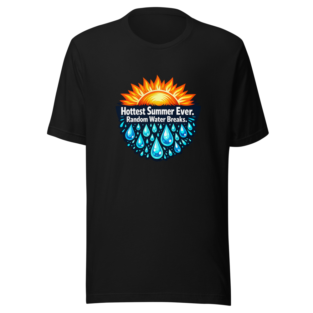 Hottest Summer Vibes & Water Break Tee - Image 2