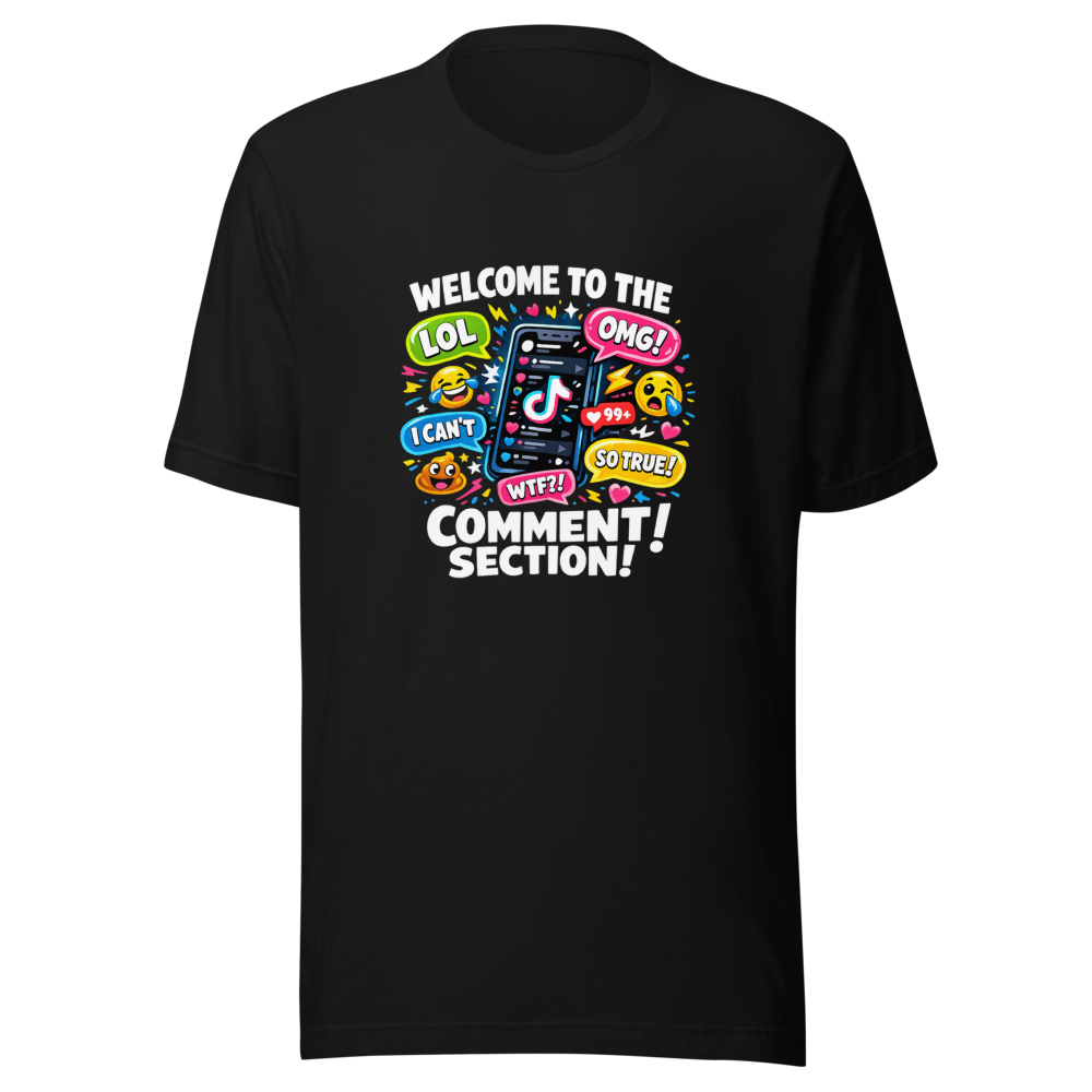 Funny TikTok Comments Tee - Viral Humor - Image 2