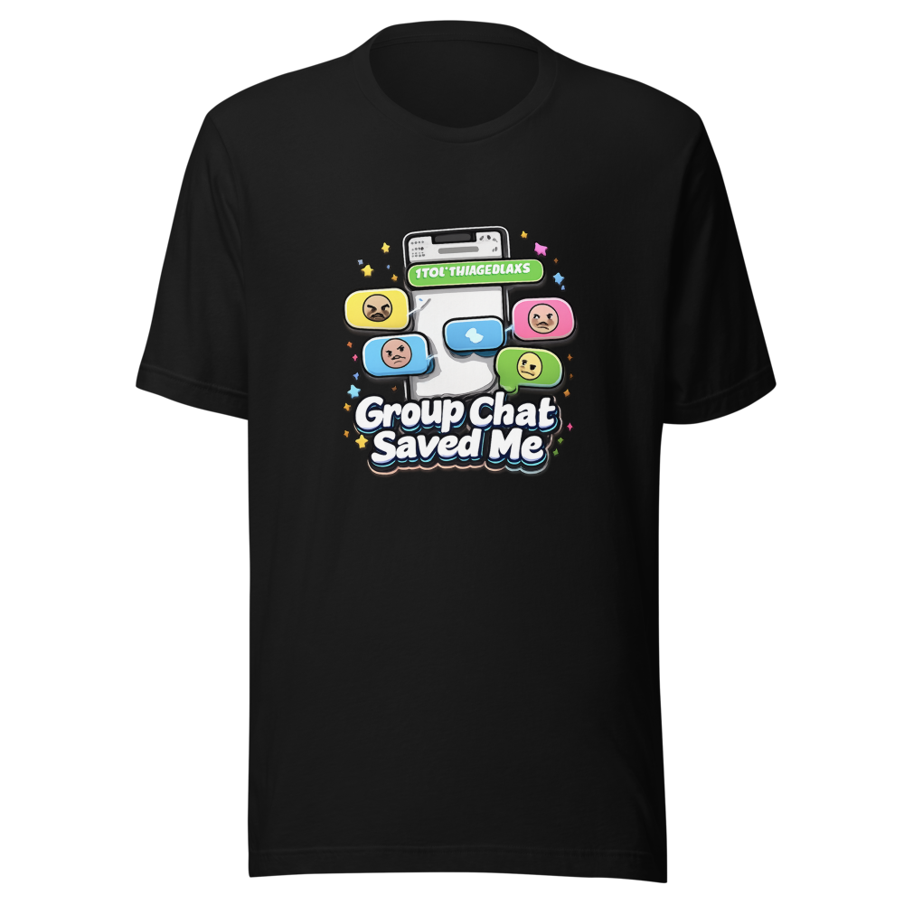 Unknown Number Text Group Chat Reply Ideas T-Shirt - Image 2