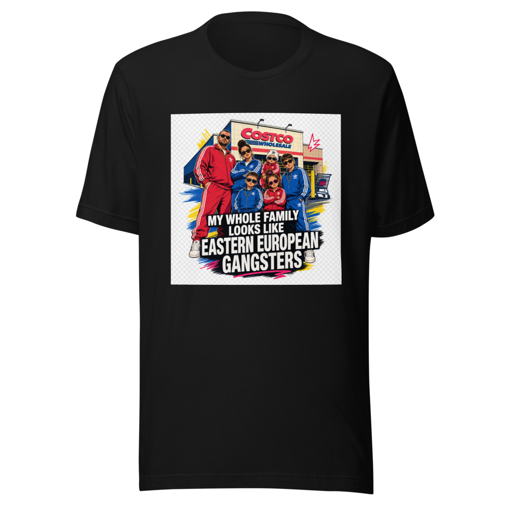 Costco Tracksuit Family Glow Up T-Shirt - Image 2