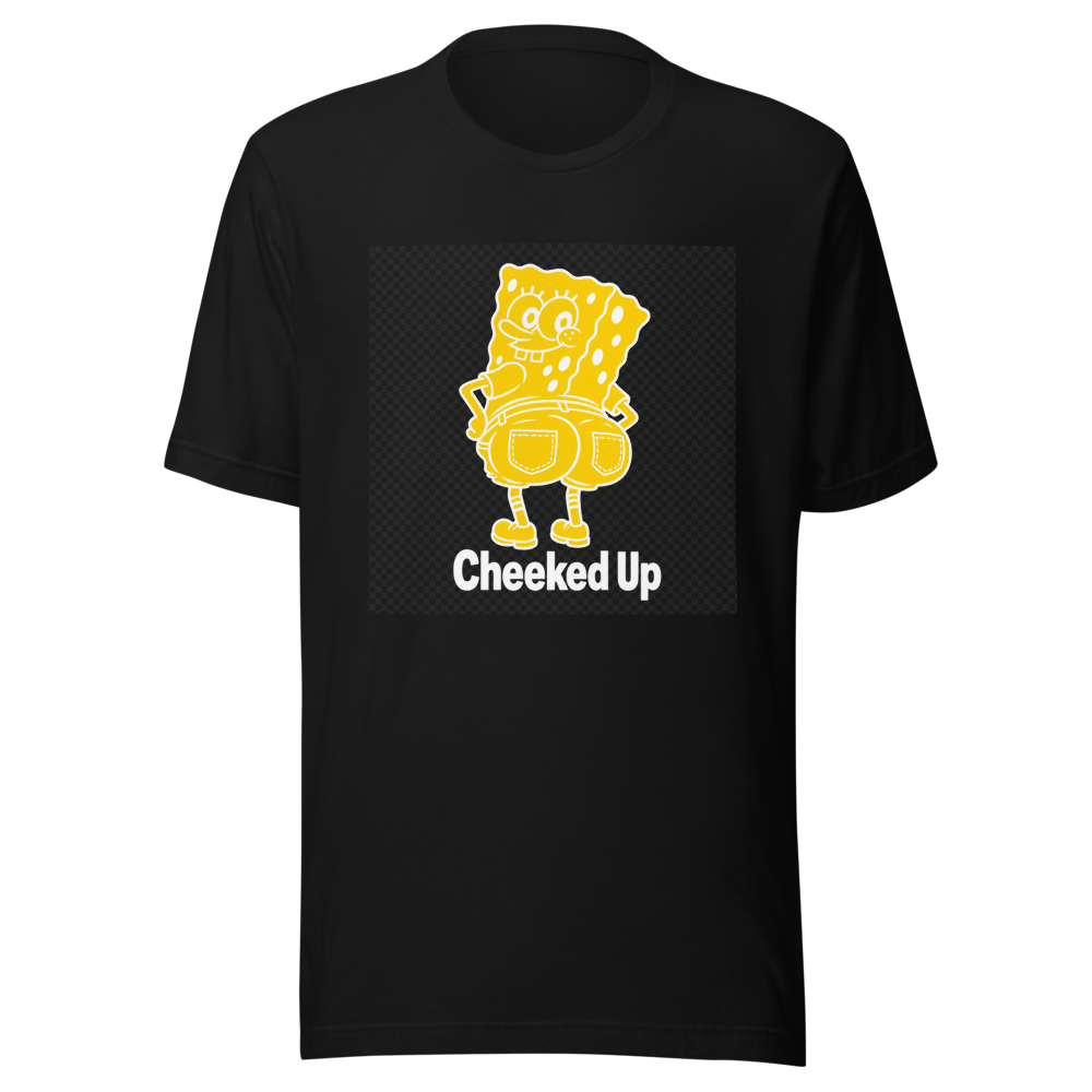 SpongeBob Cheeked Up Meme T-Shirt - Image 2