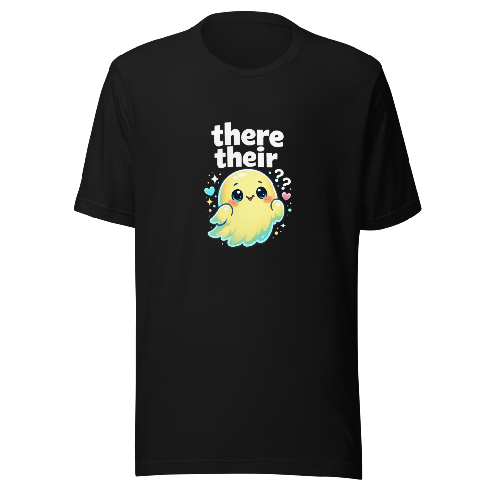 There Their Pronoun Humor Tee - Image 2