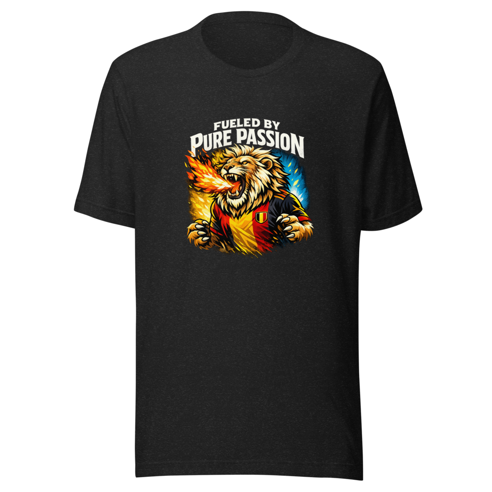 Belgium Fueled by Pure Passion Soccer Tee