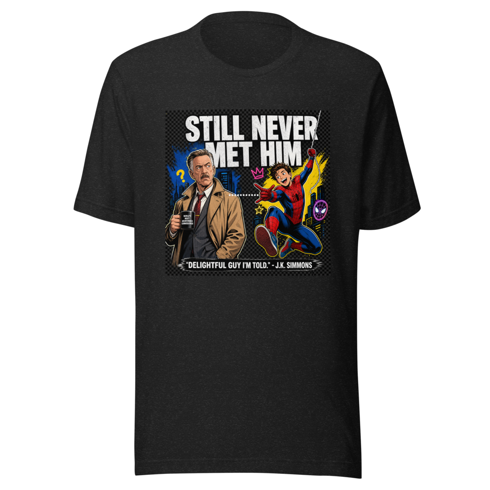 J.K. Simmons Never Met Tom Holland Spider-Man T-Shirt